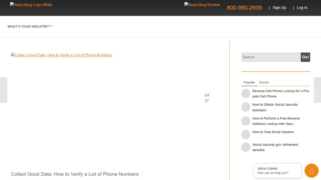 Verify a List of Phone Numbers for Accurate Data